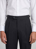 Pantalon traje raya diplomatica gris