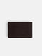 Cartera basica piel marron