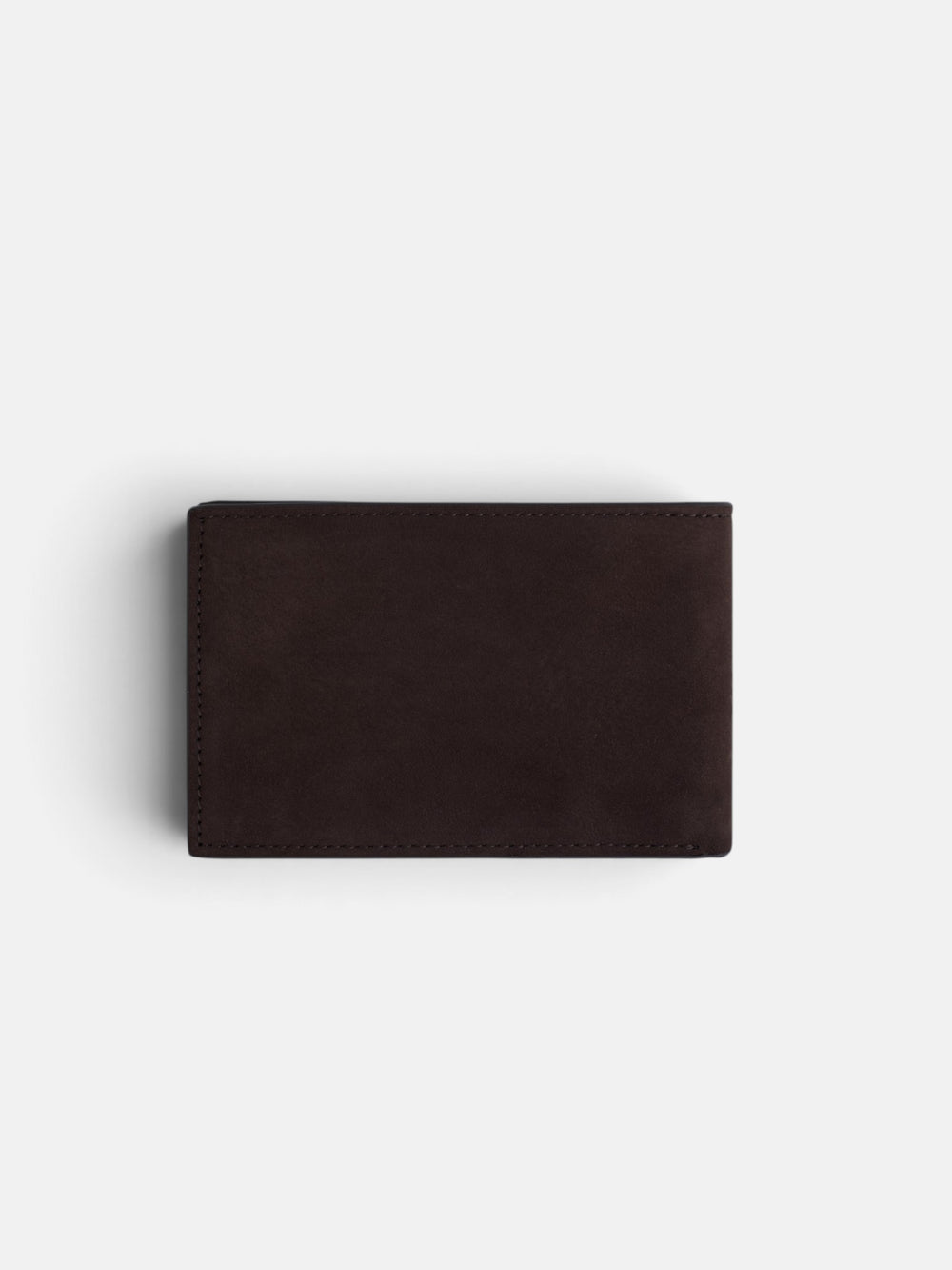 Cartera basica piel marron
