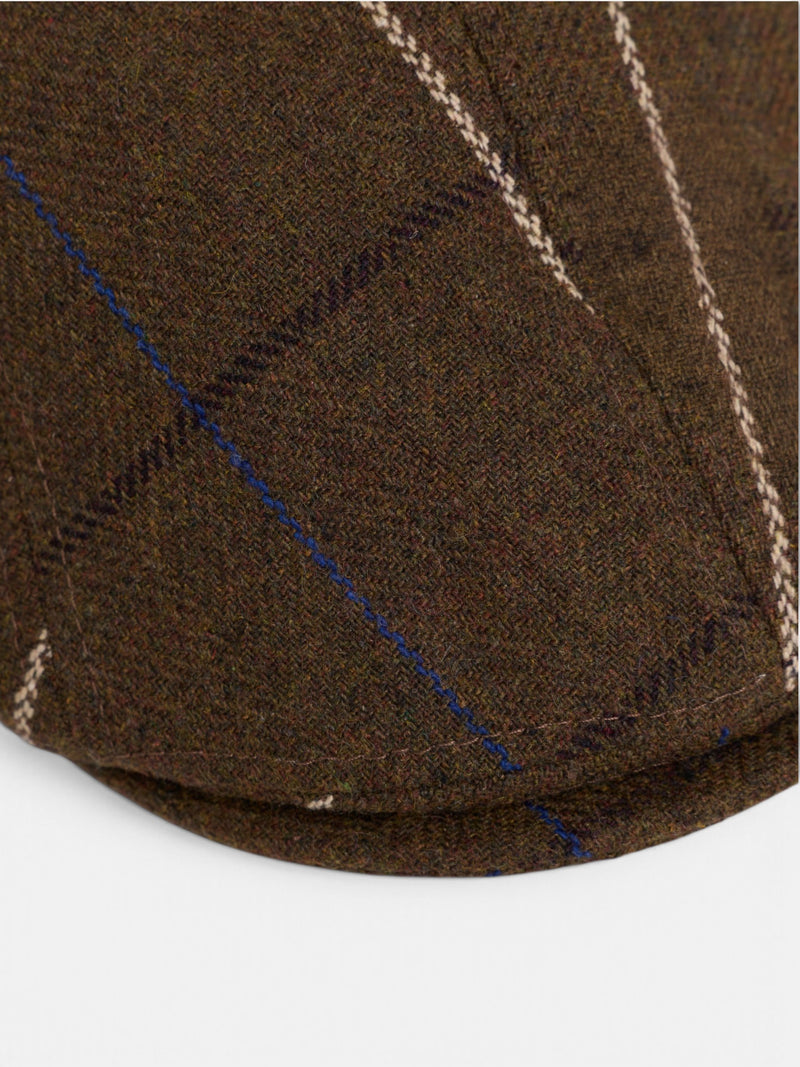 Gorra clásica cuadro marron