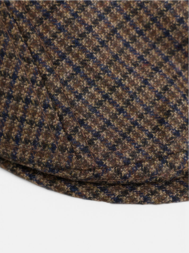 Gorra clásica pata de gallo marron