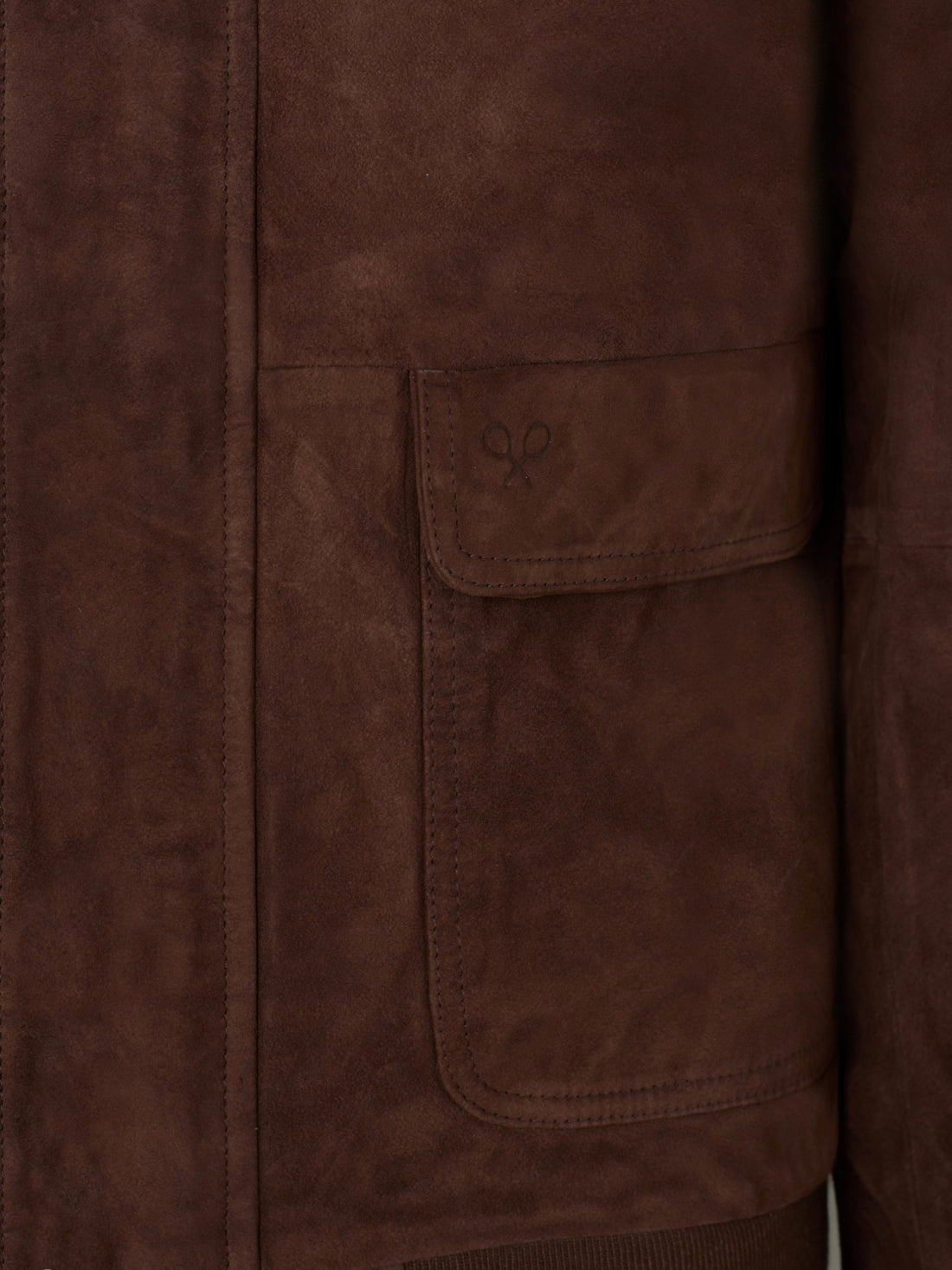 Harrington Unique brown leather jacket
