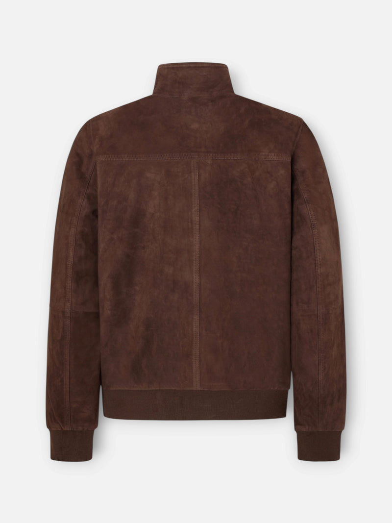 Harrington Unique brown leather jacket