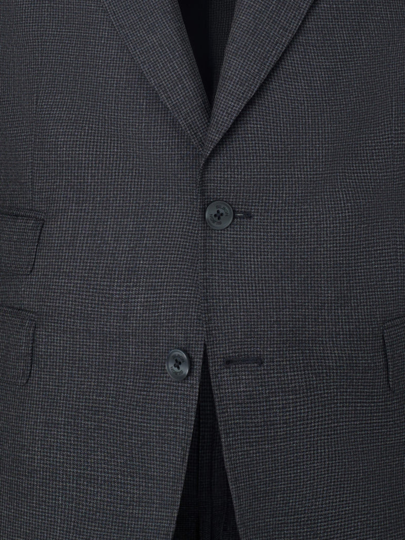 Americana unique traje pata de gallo gris