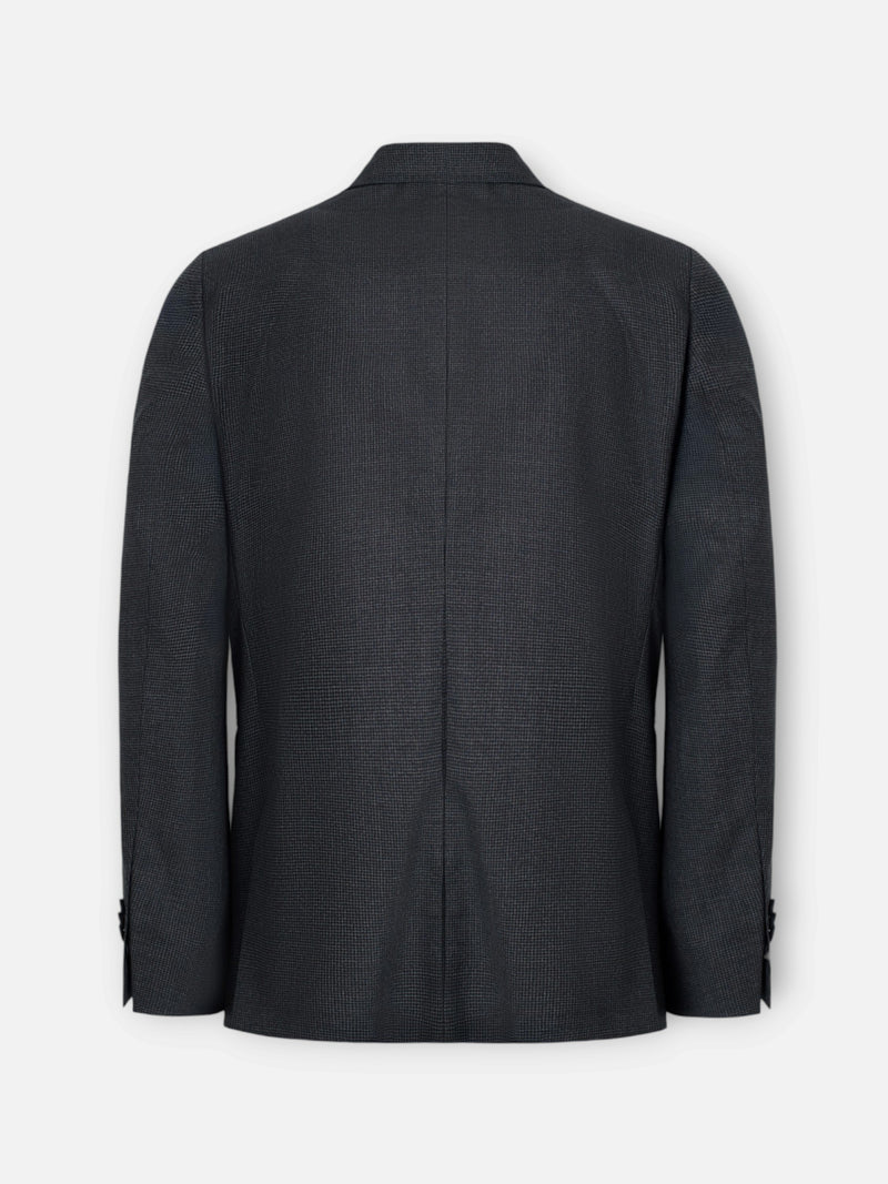 Unique houndstooth grey suit jacket
