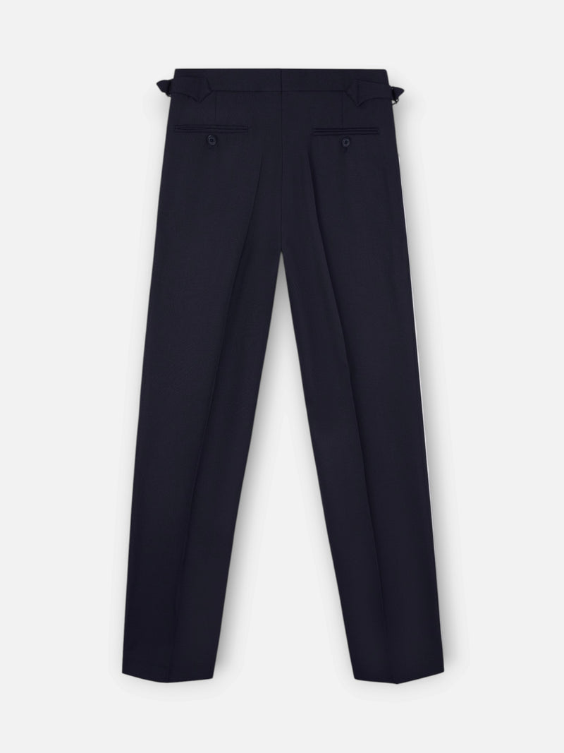Pantalon vestir prolonga pinzas azul marino