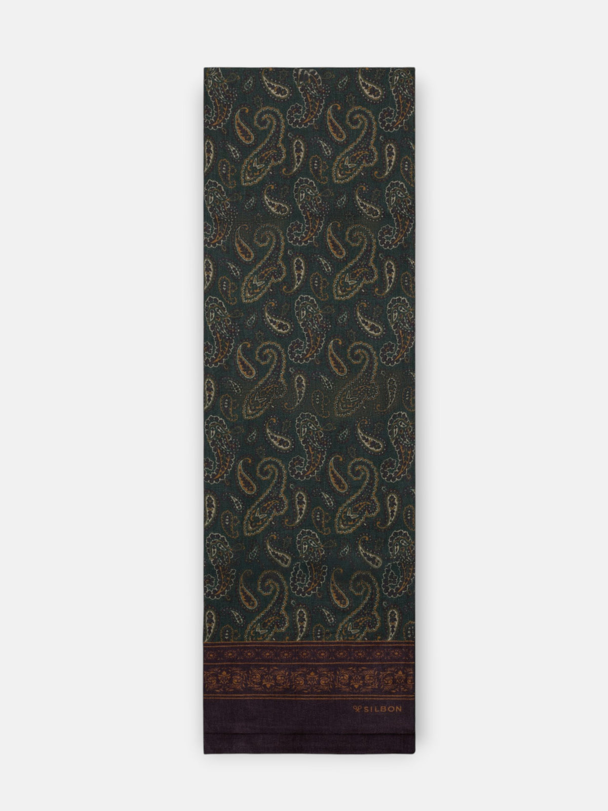 Foulard paisley verde
