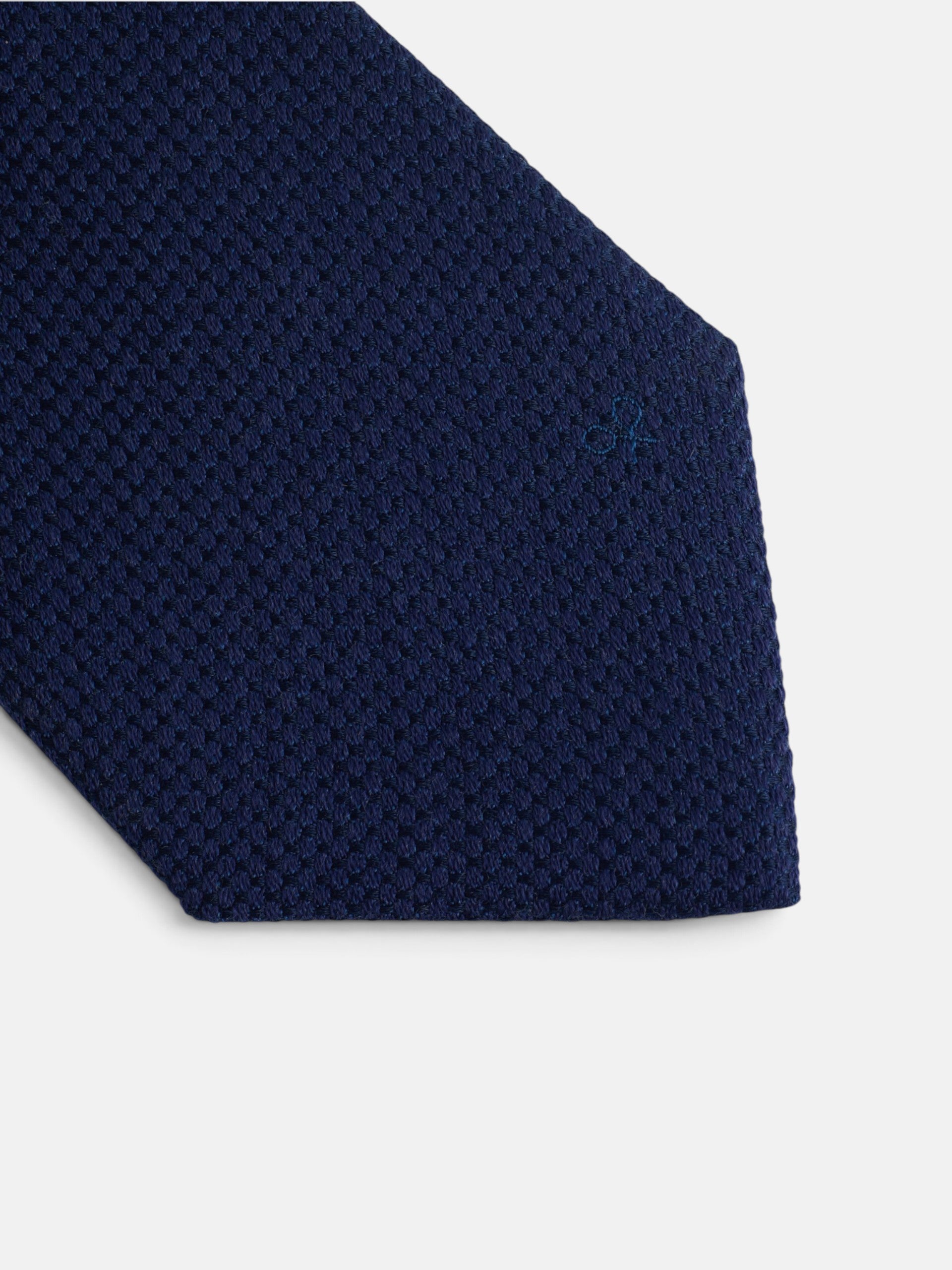 Corbata estructura azul marino