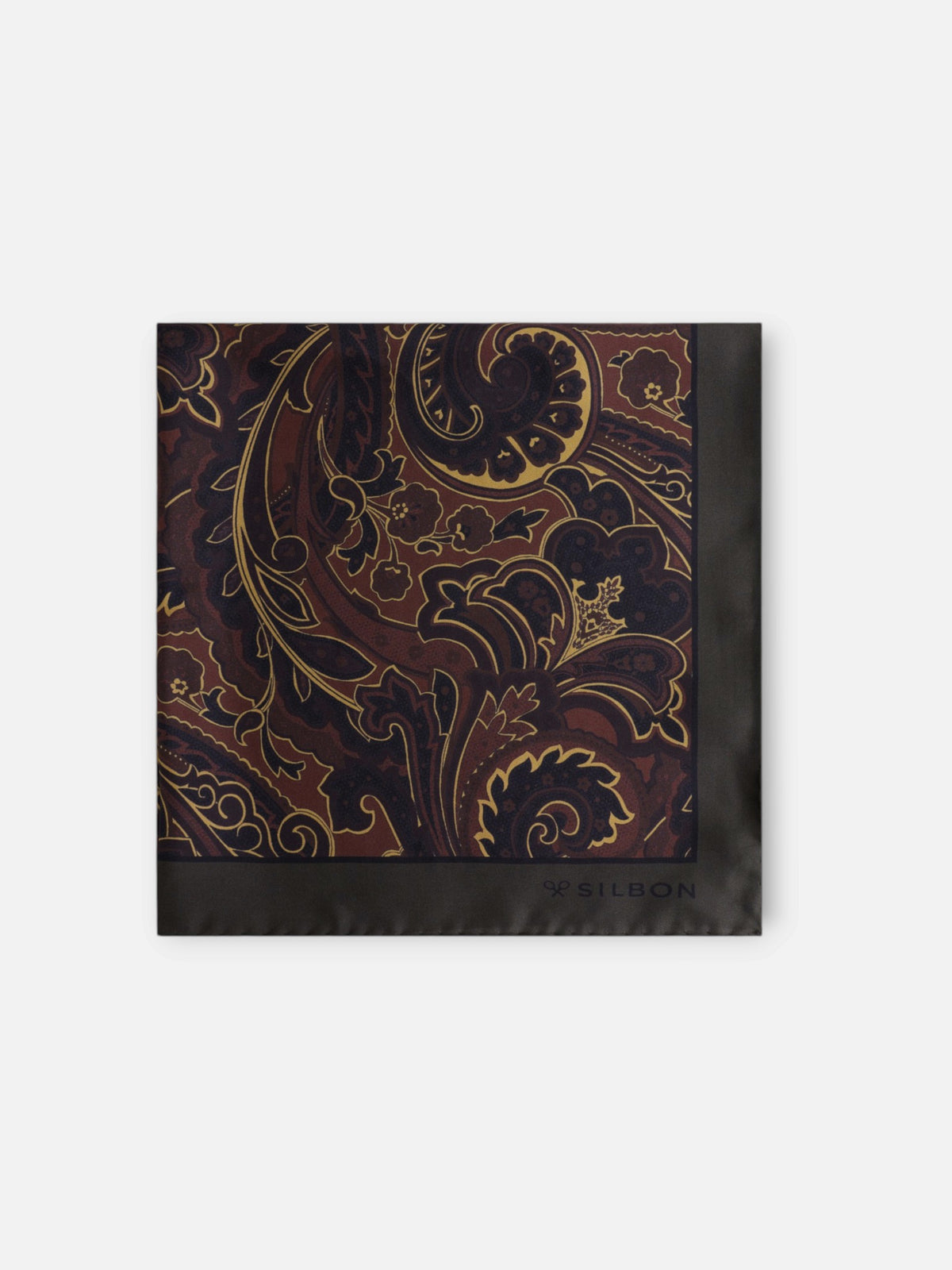 Bandana única paisley verde