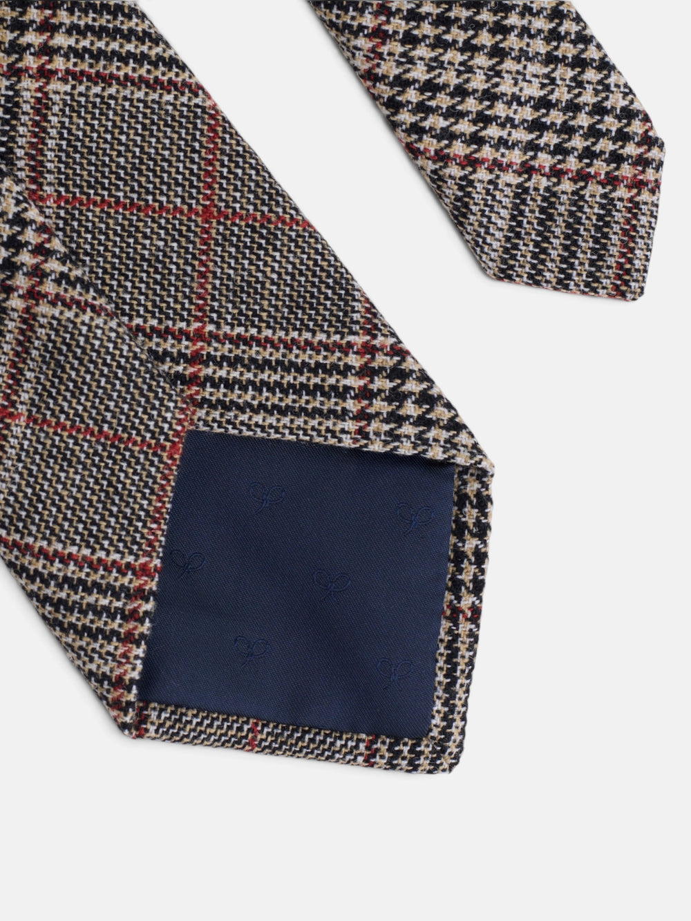 Corbata príncipe de gales marron