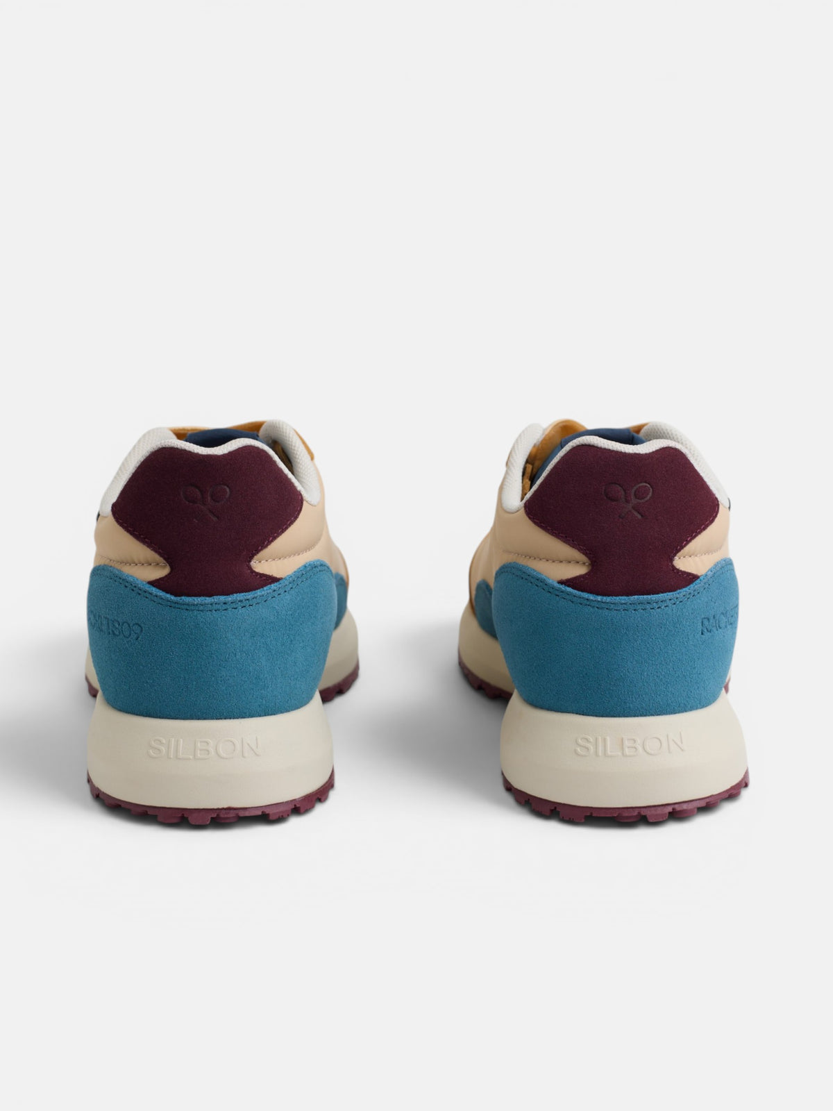 Zapatilla RACKETS09 camel y azul