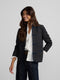 Veste jacquard bleu marine