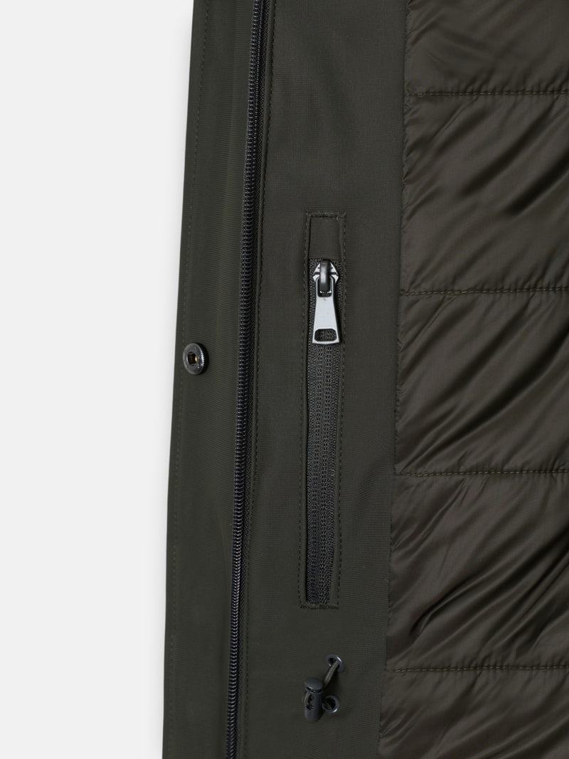 Parka tailoring woman verde