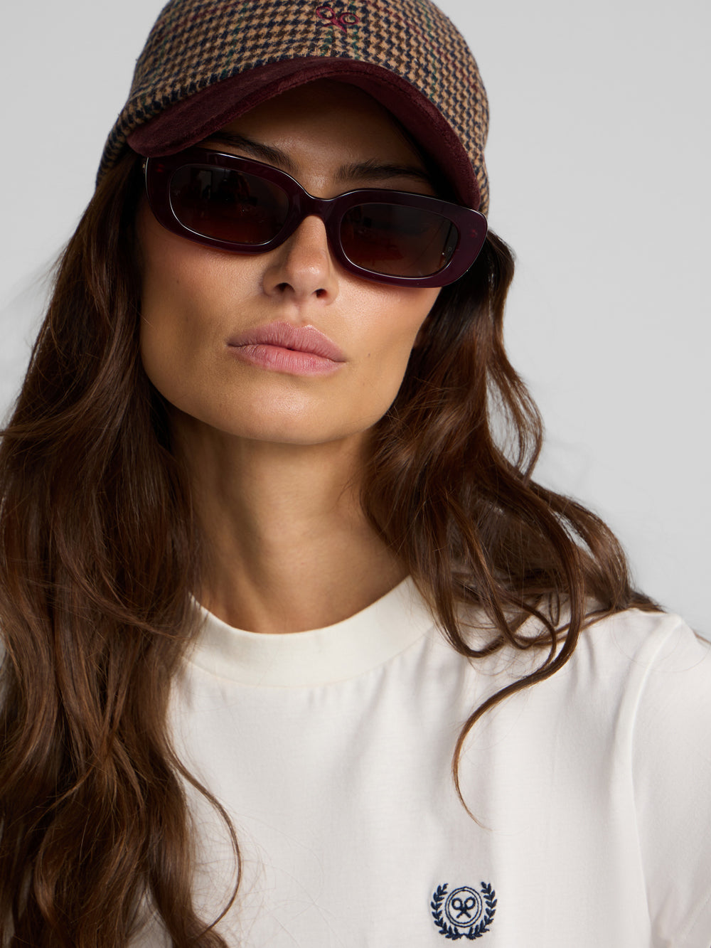 Women's Silbon Varsity T-shirt in off-white