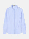 Camisa estructurada espiga celeste