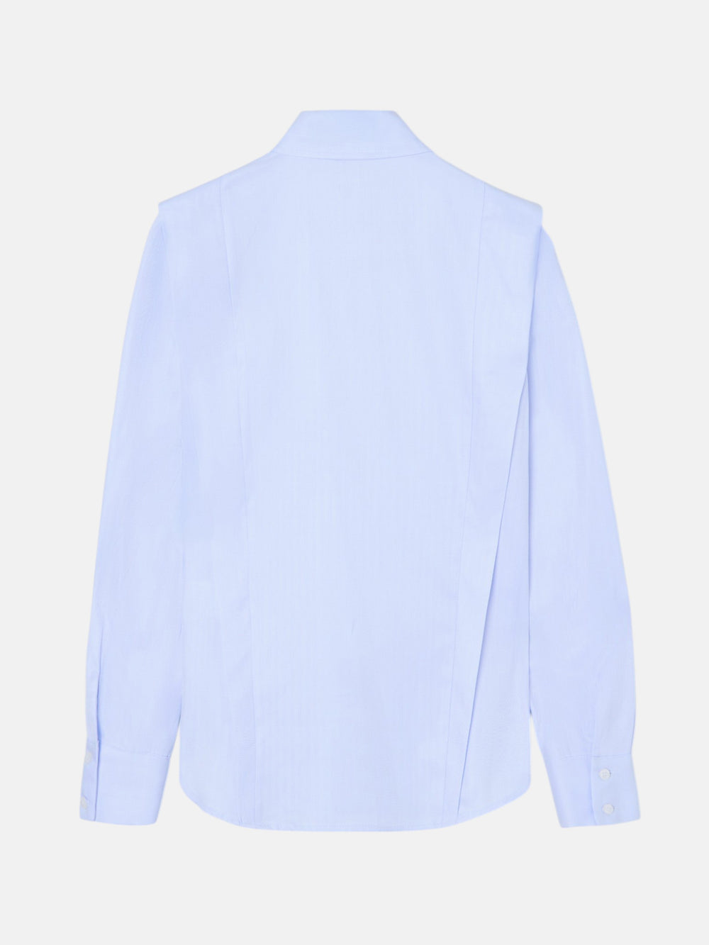 Chemise structurée chevrons bleu ciel
