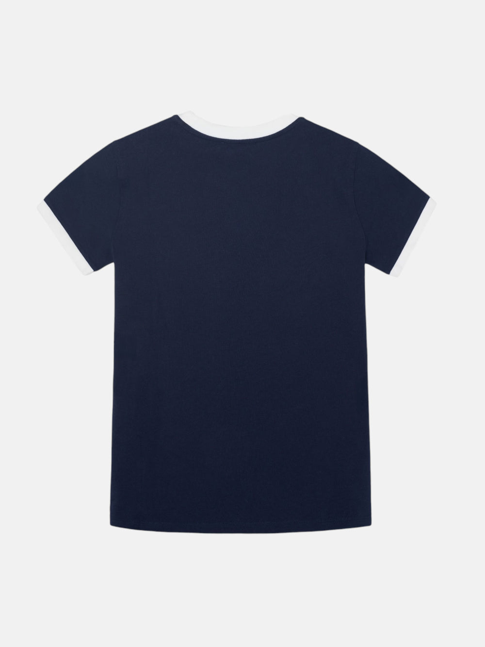 Camiseta woman silbon raqueta contraste azul