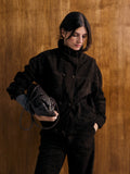 Bomber piel ante marron