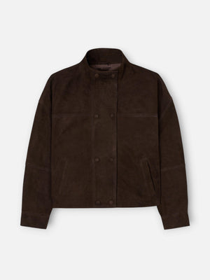 Bomber piel ante marron