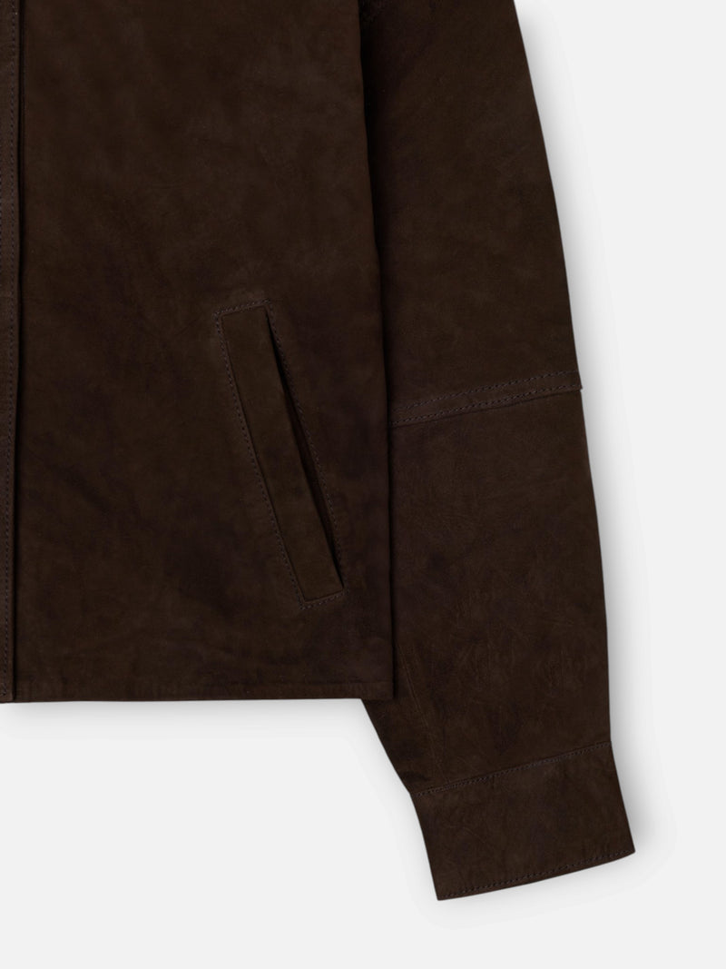 Bomber piel ante marron