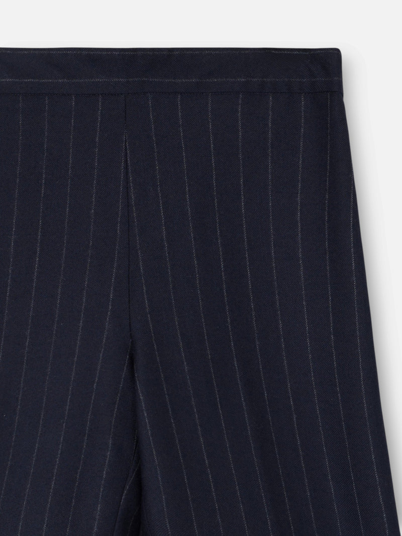 Pantalon unique bombacho rayas diplomaticas azul marino