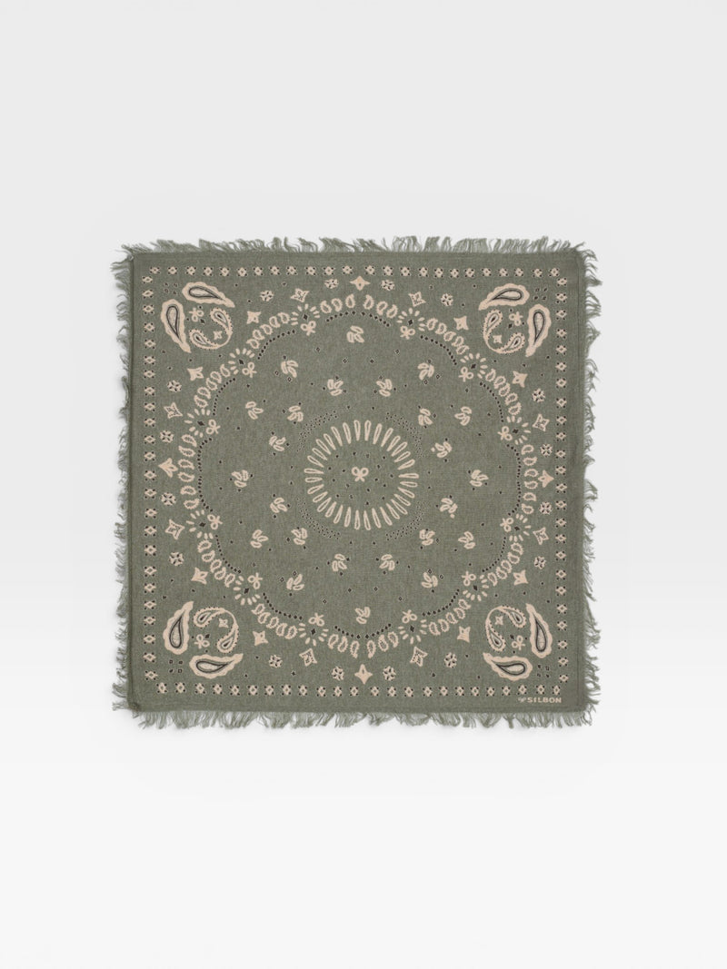 Bandana de malha pequena verde