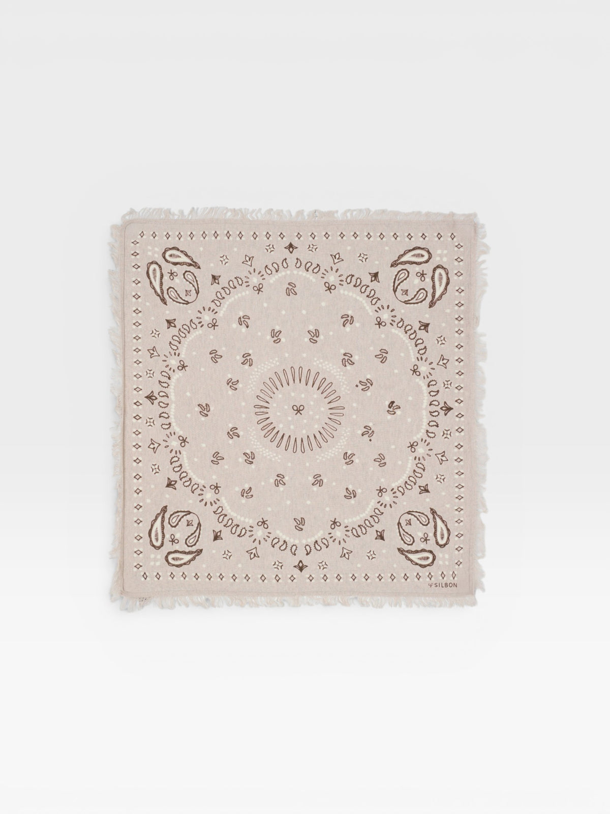 Small raw knit bandana