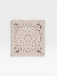 Petit bandana en maille écru