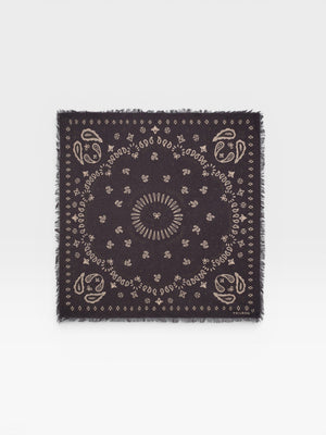 Bandana punto grande marron
