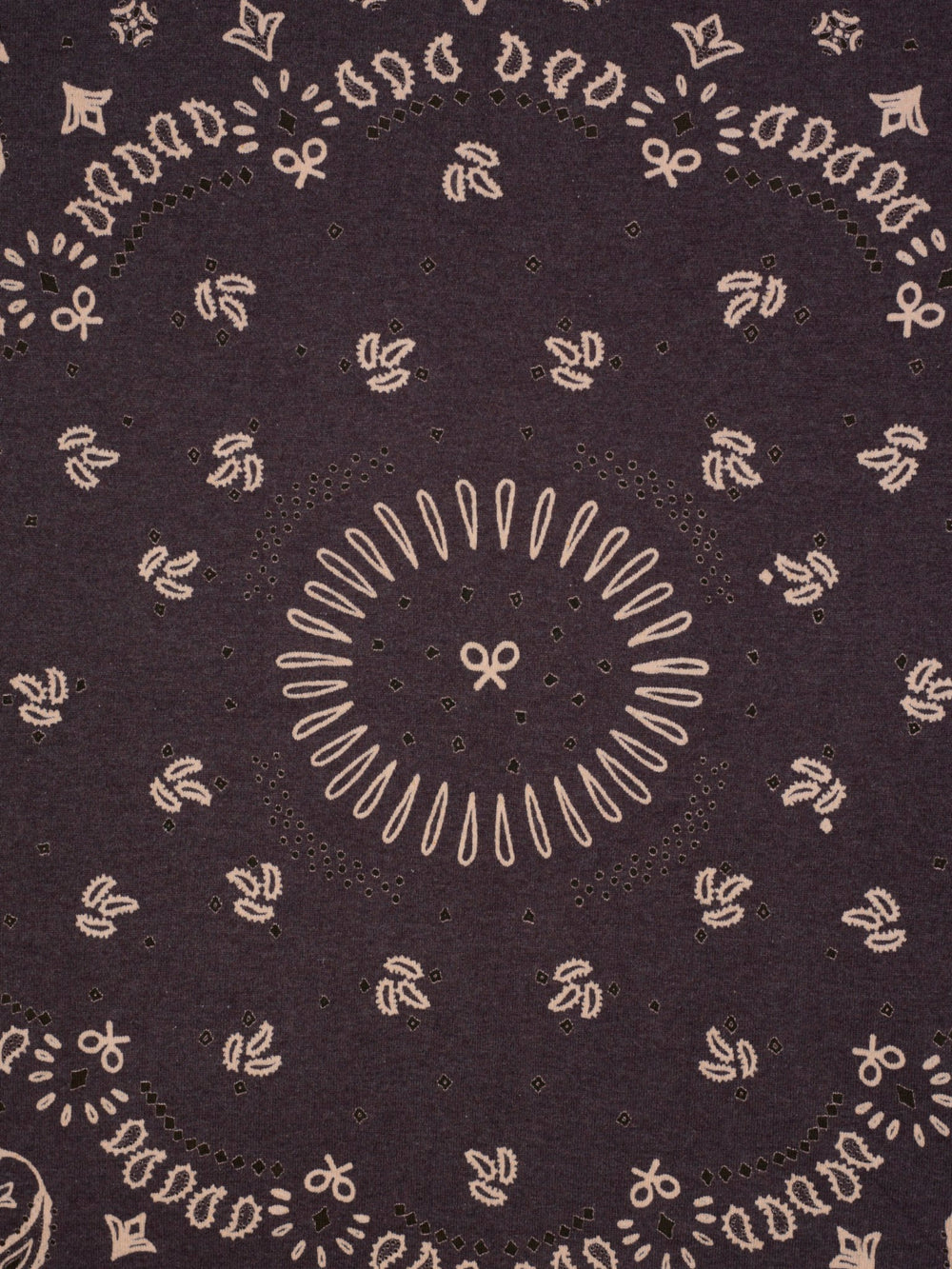 Large brown knit bandana