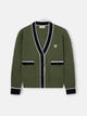 Cardigan college escudo verde