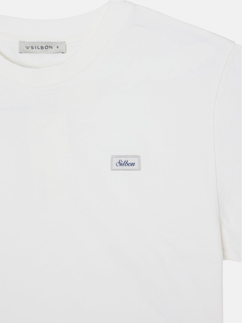 Camiseta woman parche silbon blanco