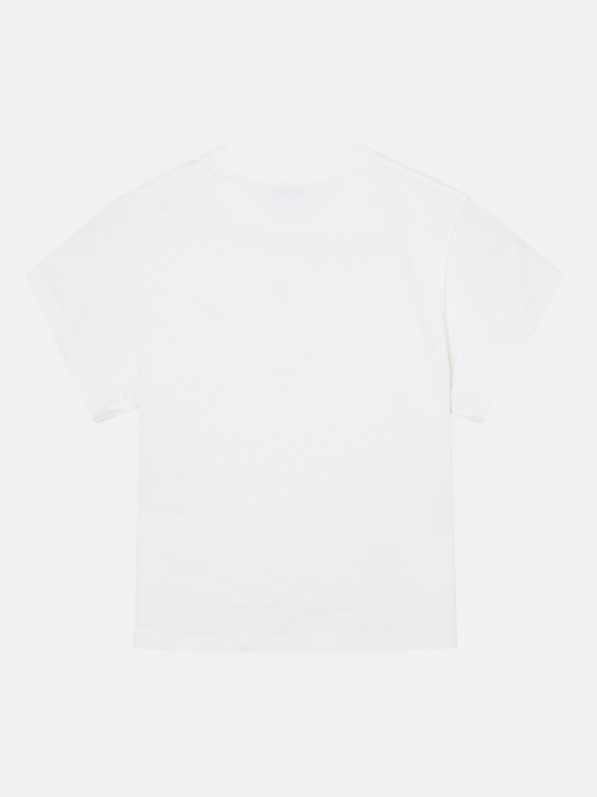 T-shirt mulher patch silbon branco