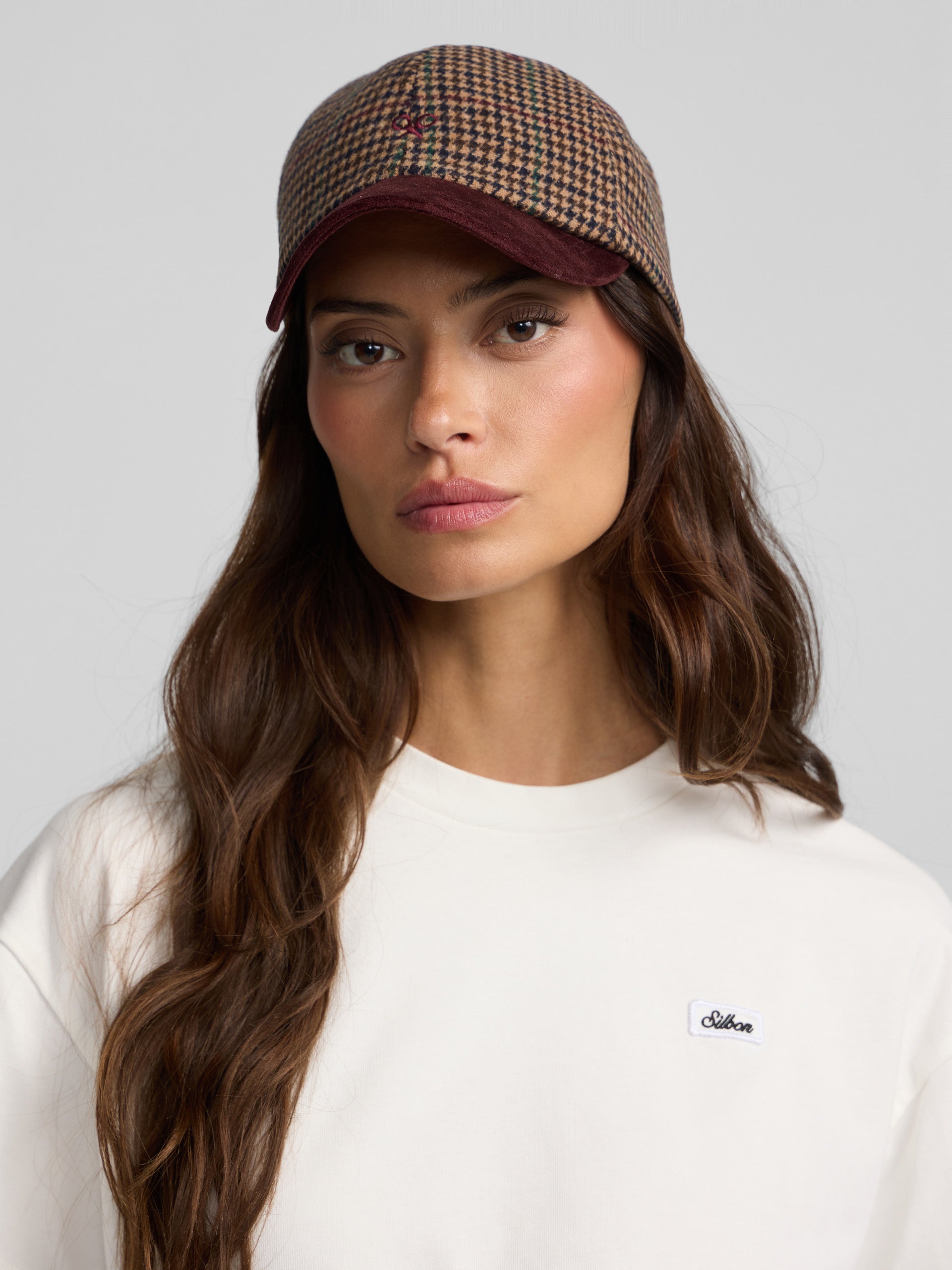 Women's white Silbon patch t-shirt