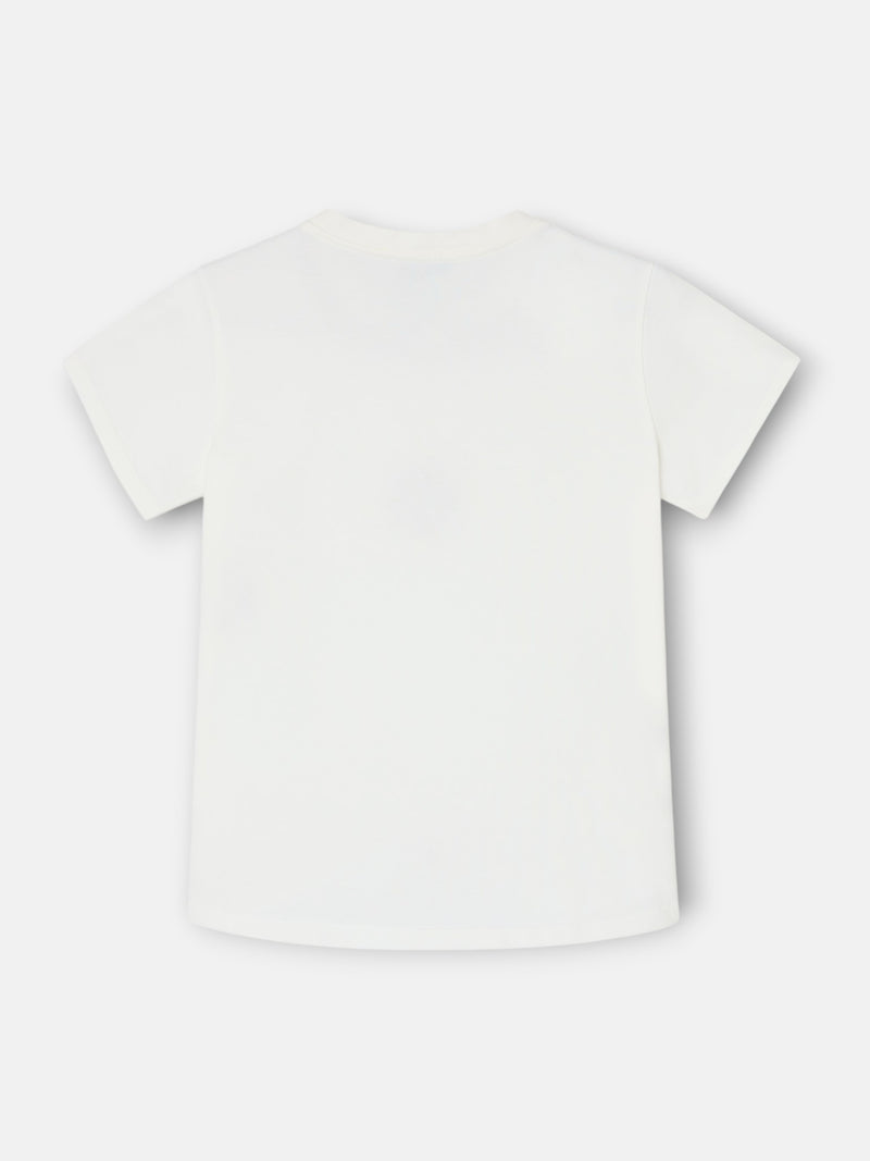 Camiseta woman bordado etnico crudo