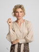 Blusa romantica lazada crudo