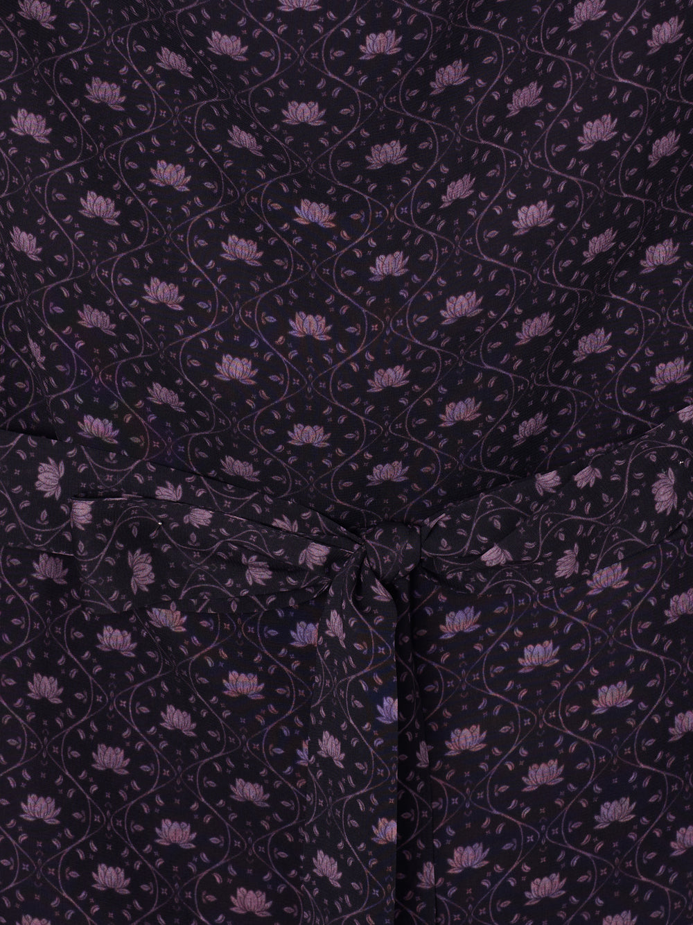 Blusa lazada estampado morado