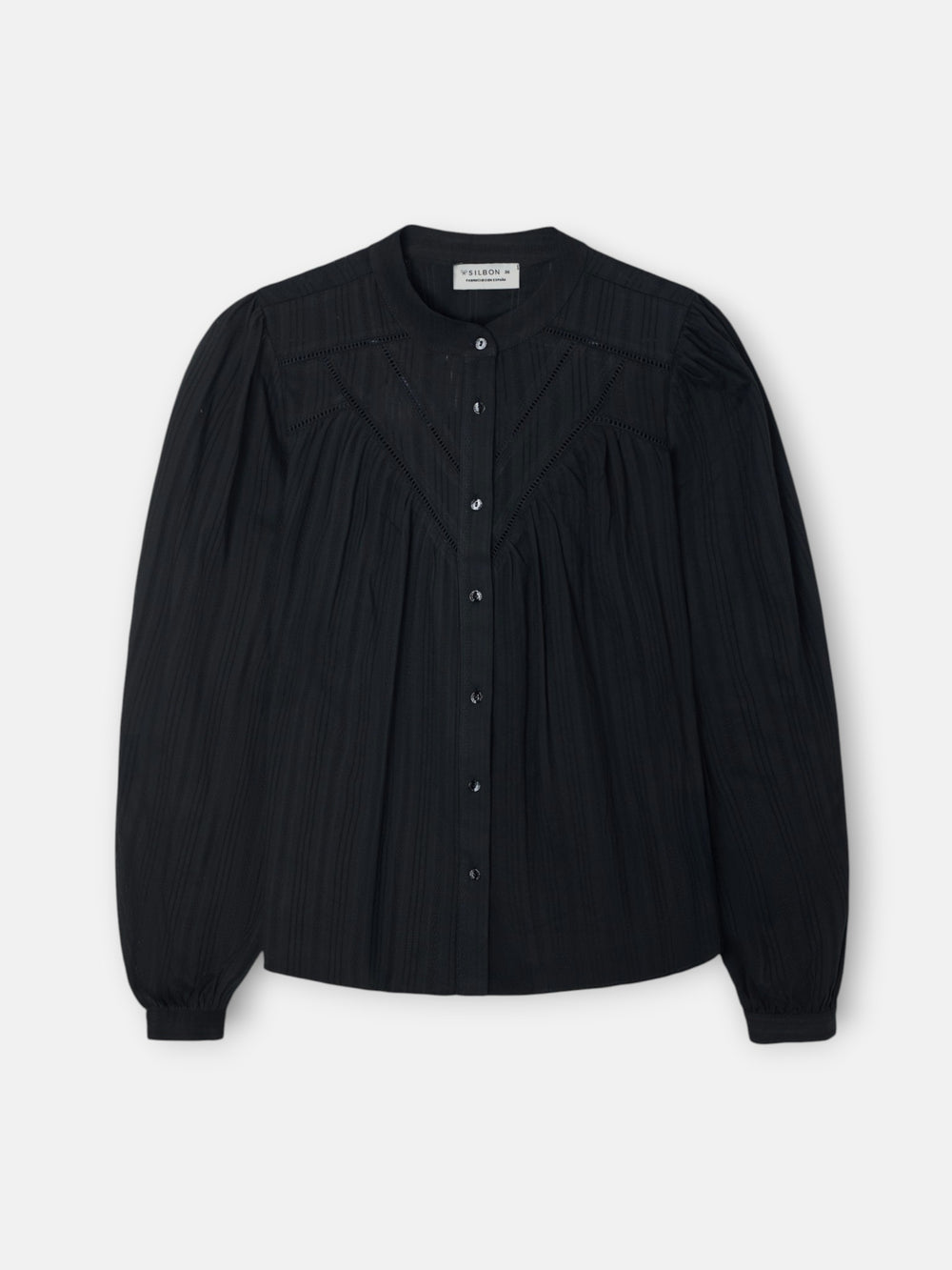 Romantic black blouse