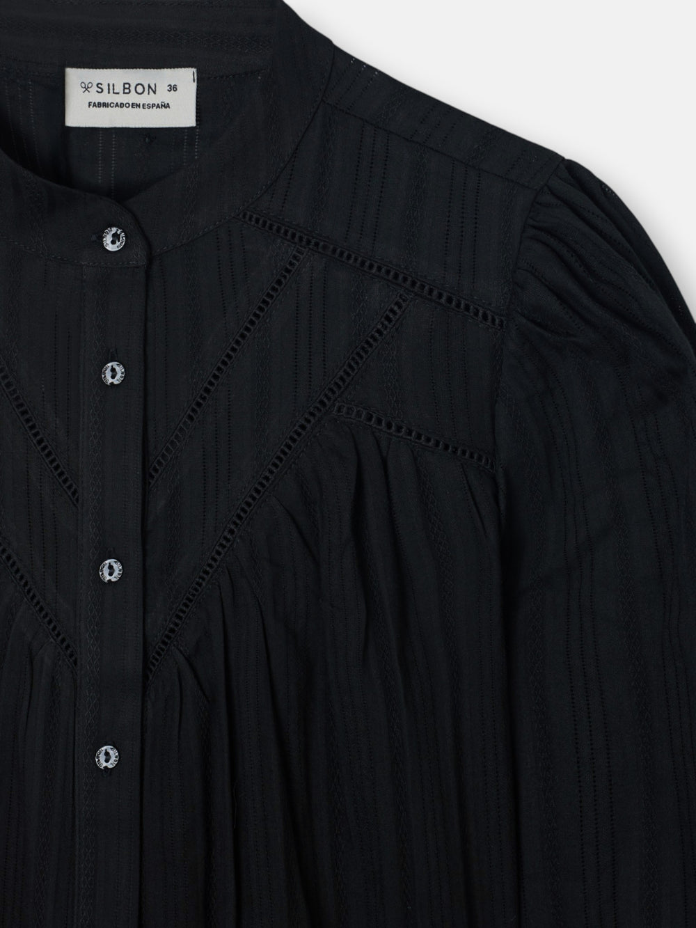 Romantic black blouse
