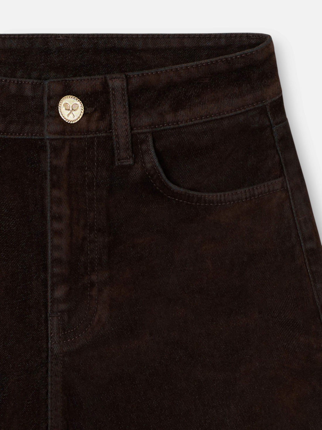 Pantalon unique flocado marron
