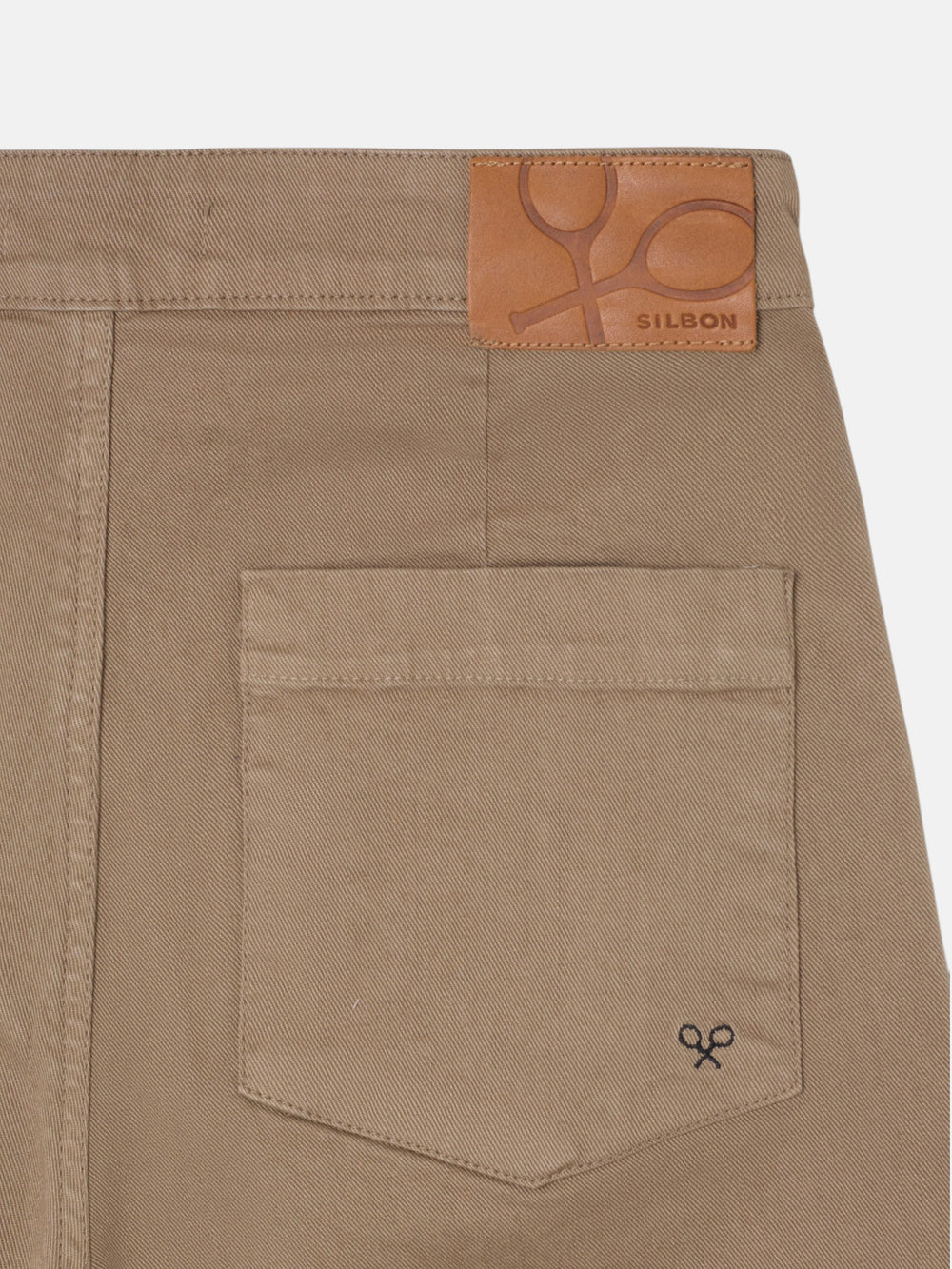 Sailor culotte denim sand trousers