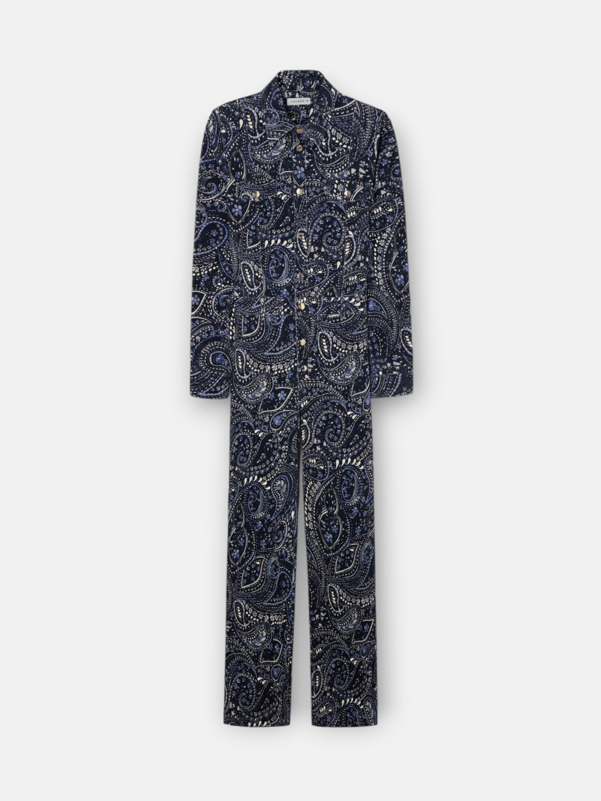 Mono micropana estampado paisley azul