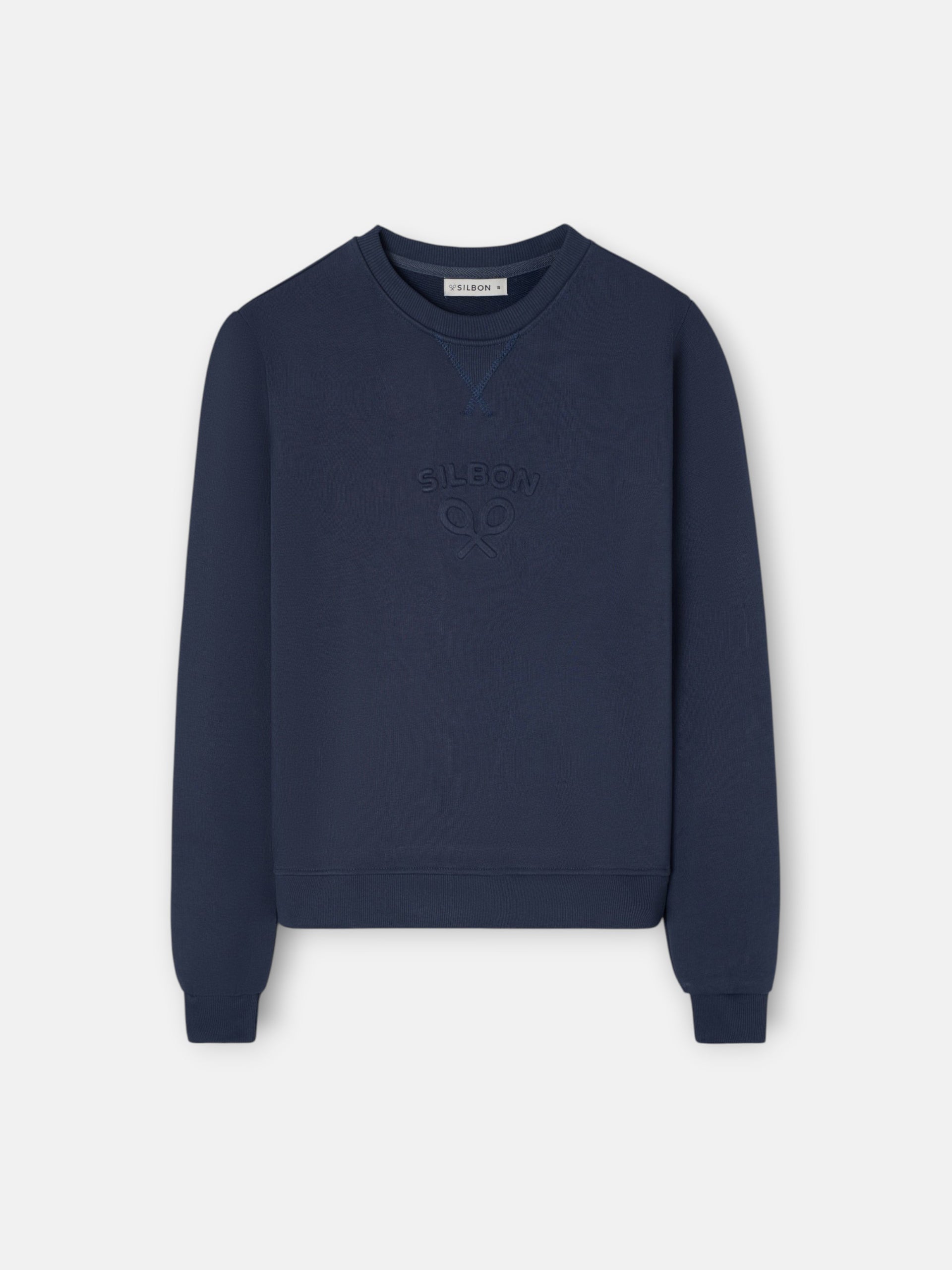 Sudadera woman silbon clasica azul marino