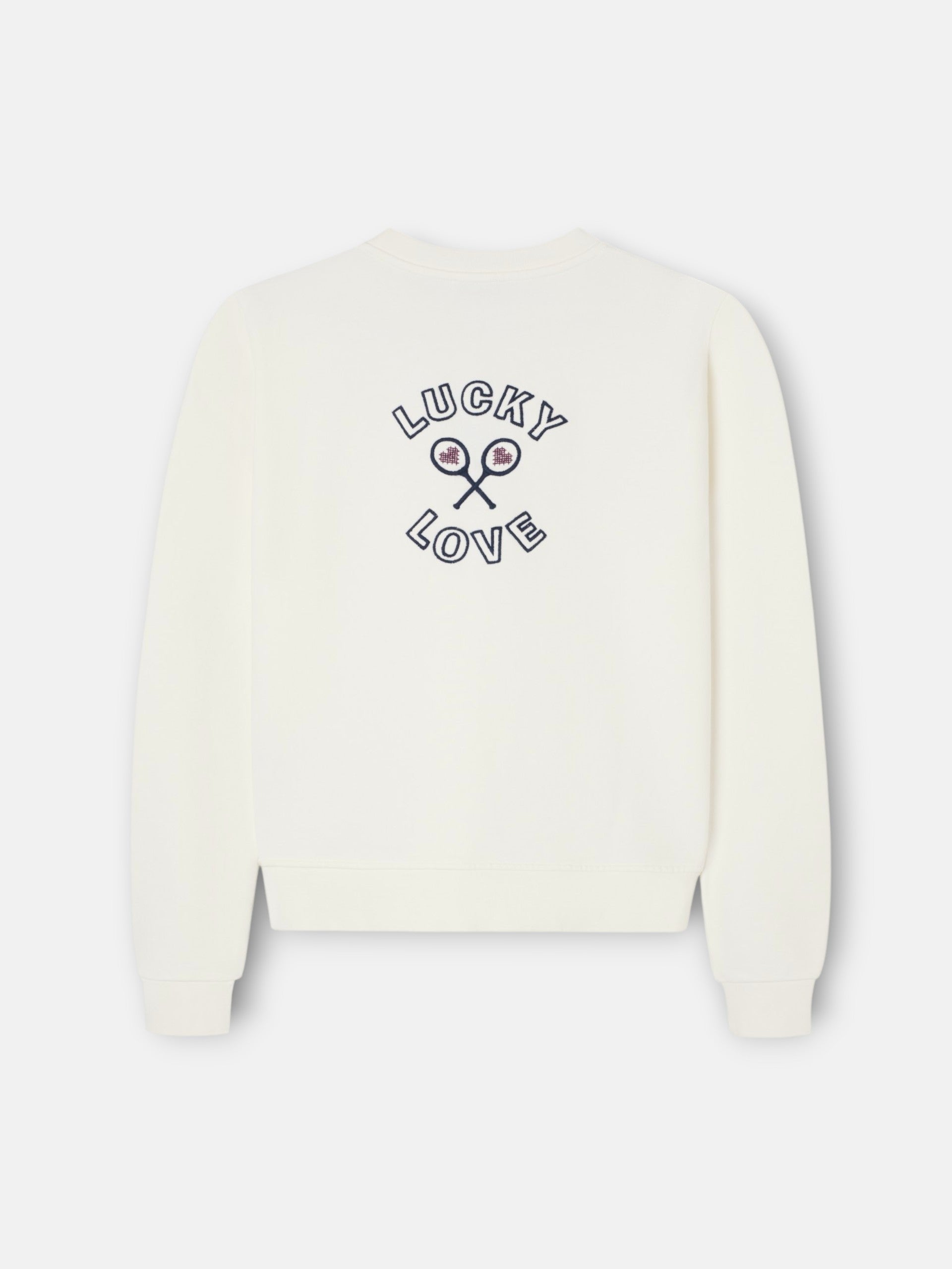 Sudadera woman lucky love crudo