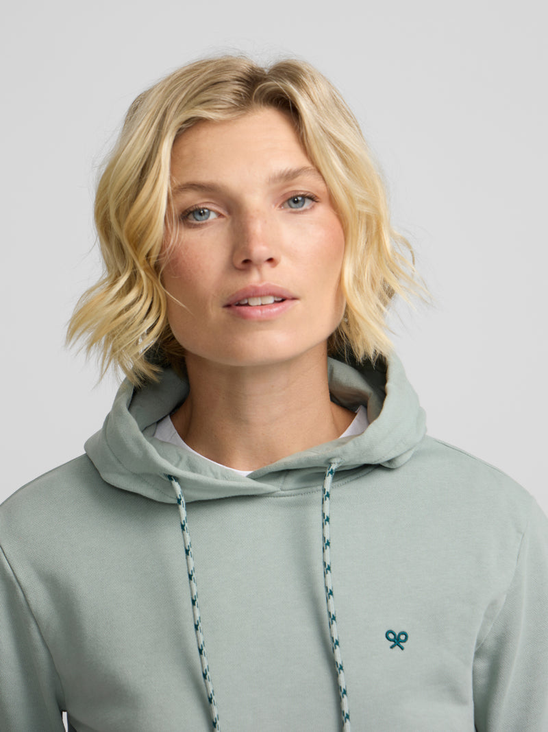 Sudadera woman capucha silbon rebel verde