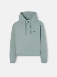 Sudadera woman capucha silbon rebel verde