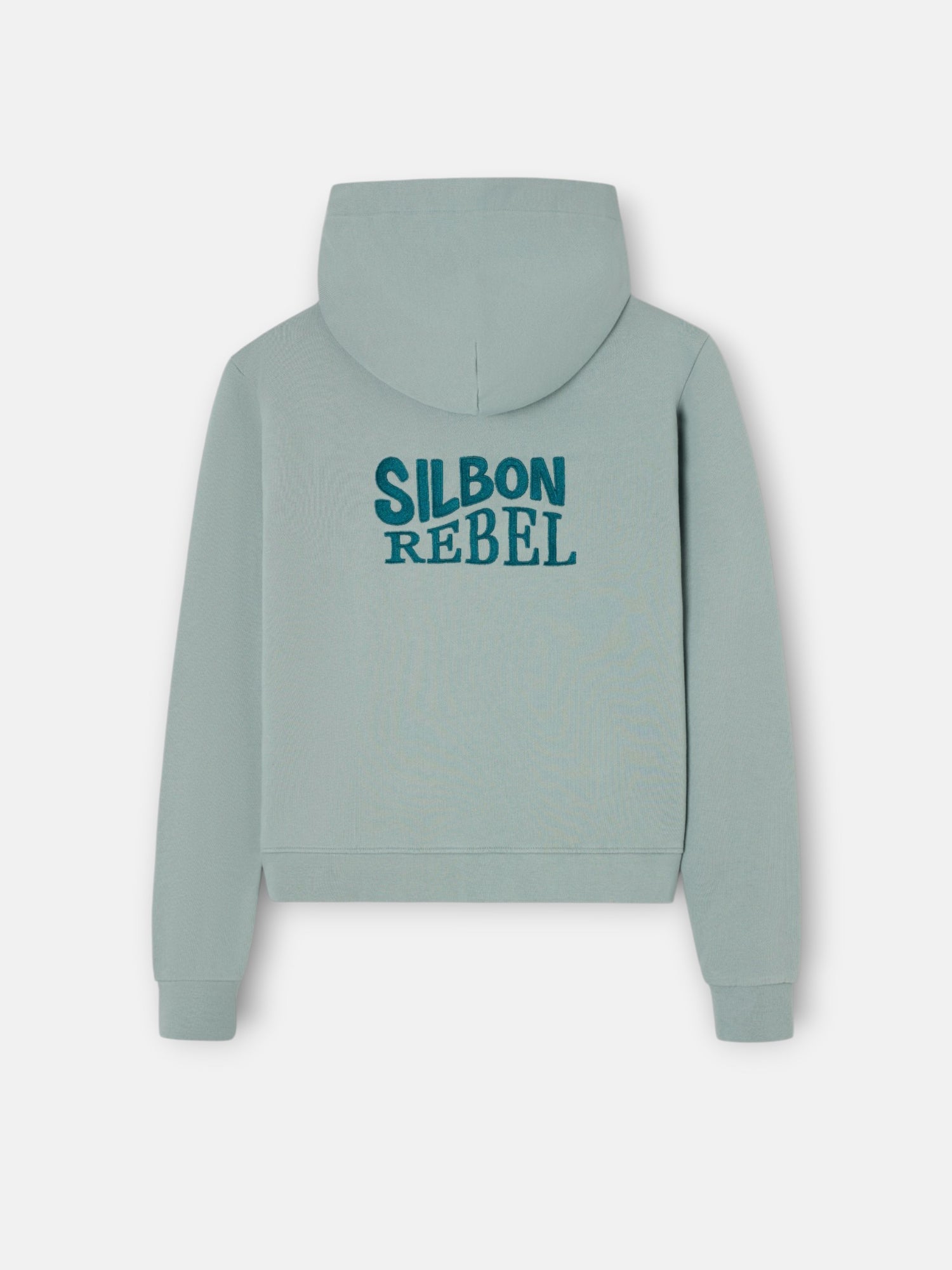 Sweatshirt mulher com capuz Silbon Rebel verde