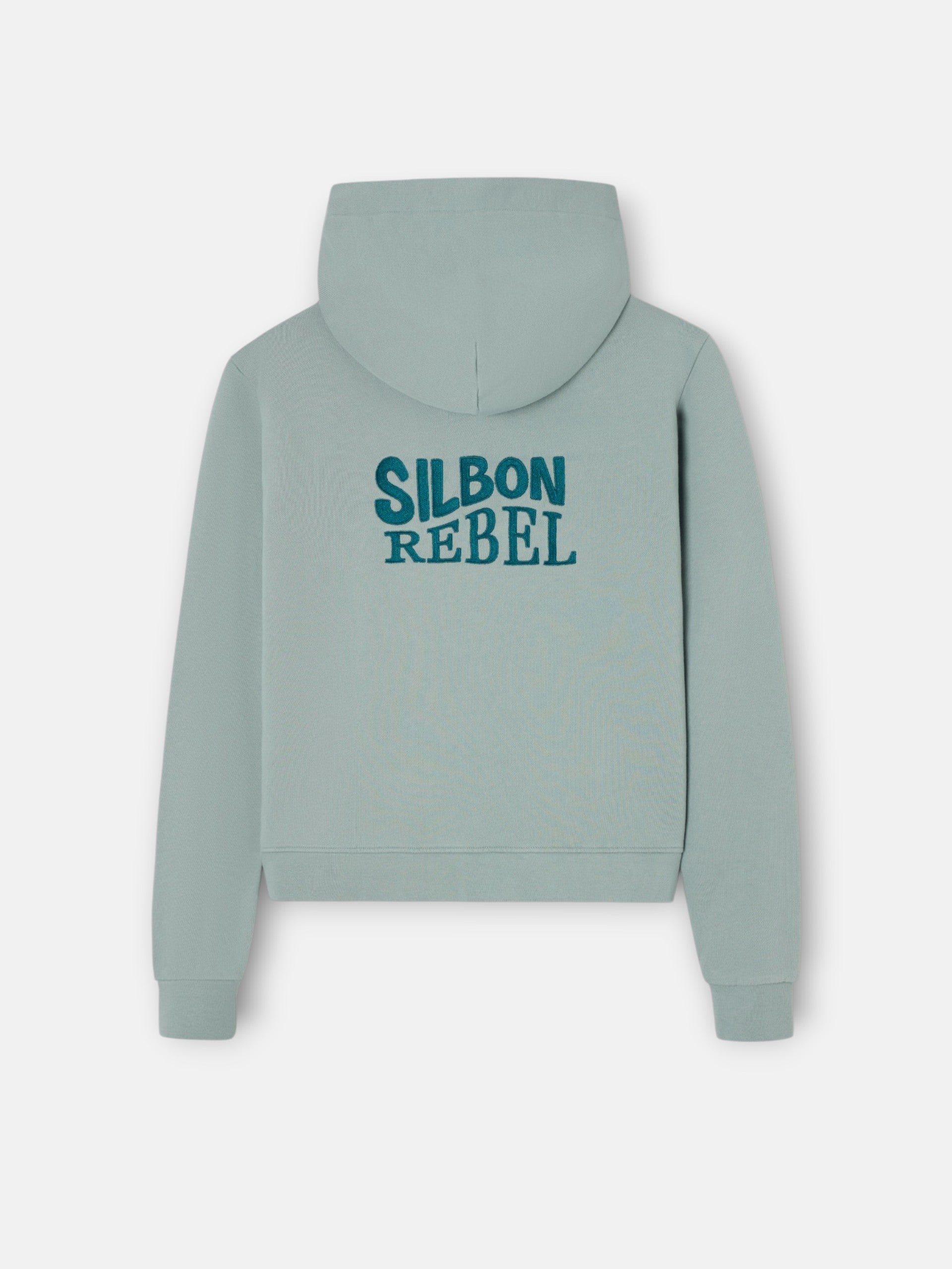 Sudadera woman capucha silbon rebel verde
