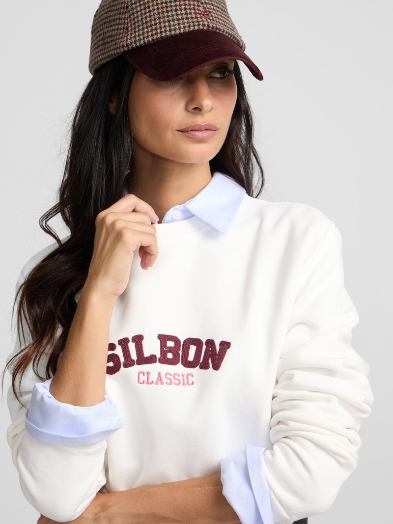 Sudadera woman silbon classic crudo
