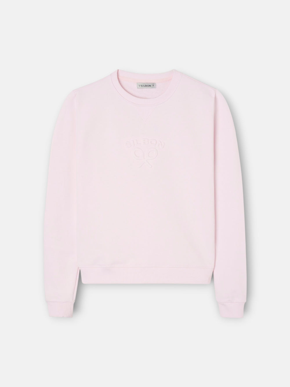 Sweat-shirt femme Silbon classique rose